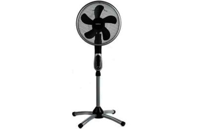 Beldray Black and Chrome Pedestal Fan - 16 Inch